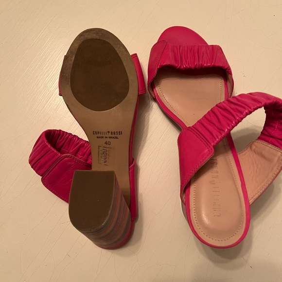 Anthropologie Capelli Rossi Striped Heels size 40 - Picture 9 of 12